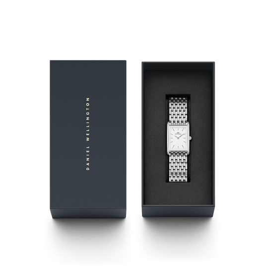 Bound 9-Link Stål / Hvit 32x29mm
