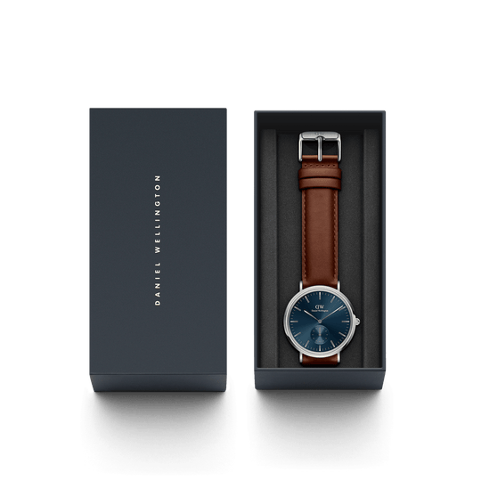 Classic Multi-Eye St.Mawes Brun Rem / Blå 40 mm