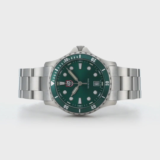Nordic III SS Stål / Grønn 40mm