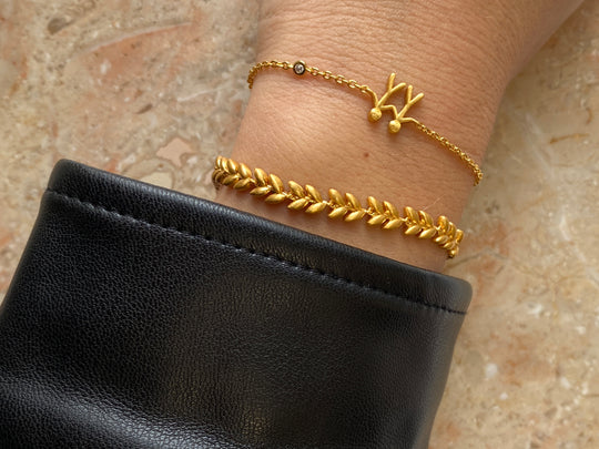 Together My Love Bracelet Gold