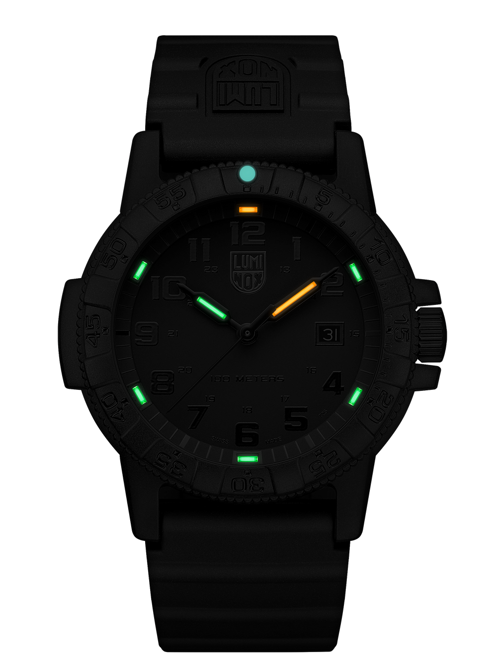 Leatherback Sea Turtle Sort / Sort 44mm