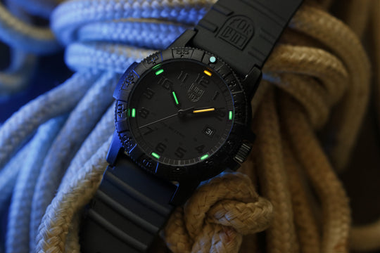 Leatherback Sea Turtle Sort / Sort 44mm