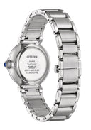 Citizen Eco-Drive dameklokke i stål med sølvfarget skive (29,5 mm)