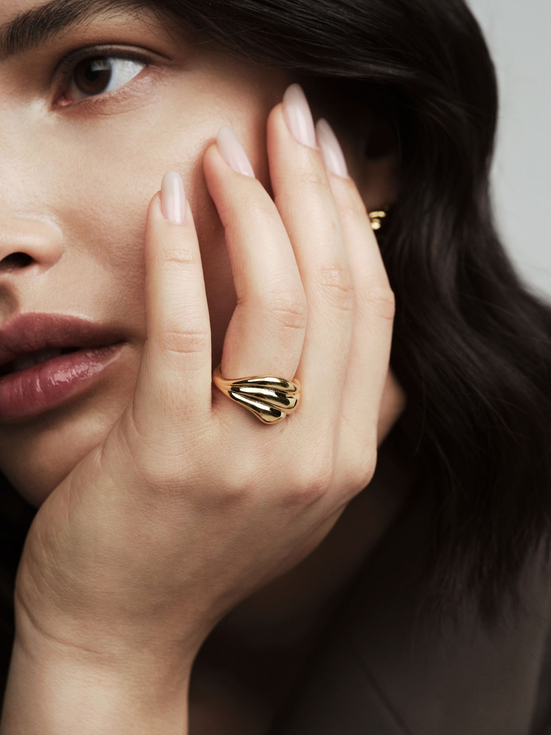 Deco Gold Ring