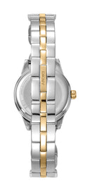DKNY Open link dameklokke i tofarget stål (26mm)