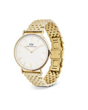 DW Classic herreklokke i gullfarget stål (40mm)