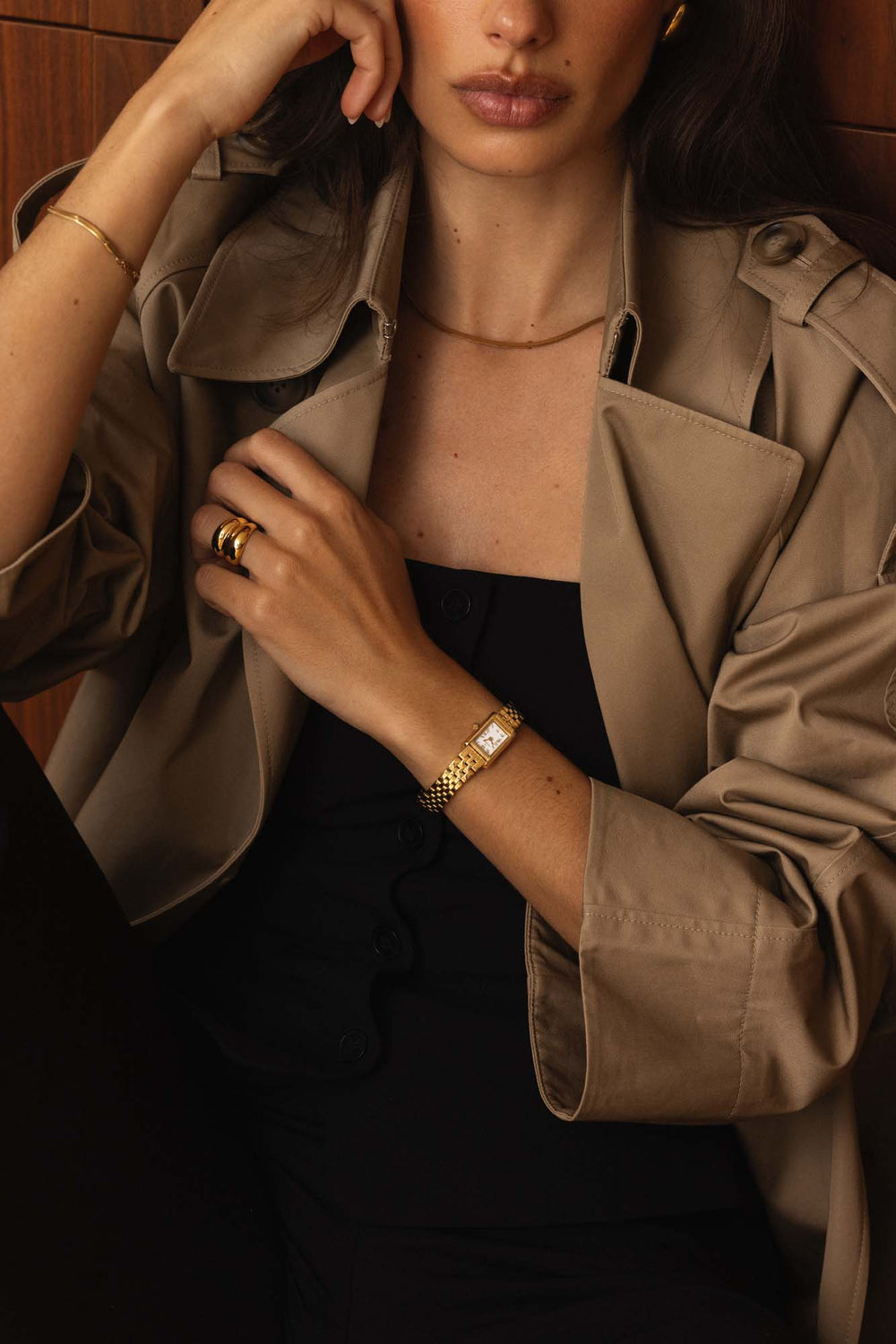 Timeless Petite Gullfarget / Hvit 15,5x23,5