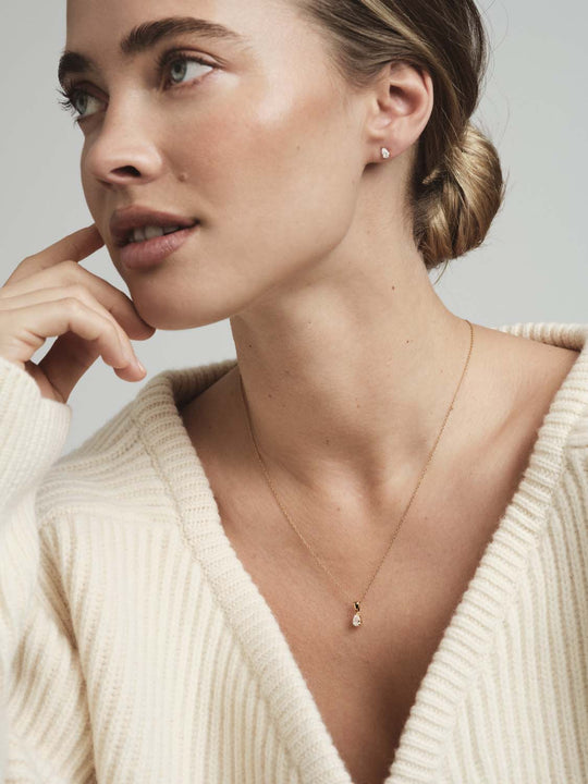 Mockberg Belle gullfarget smykkesett i stål