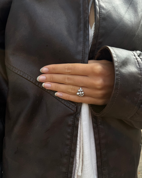 Pebbles Ring Silver