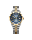 RW Freelancer Automatic herreklokke i tofarget stål med blå skive (38mm)