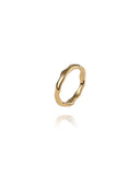 Mockberg Wavy Petite Gold ring (str 54)