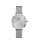 DW Petite Unitone dameklokke i stål (32mm)