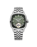 RW Freelancer Automatic herreklokke i stål med grønn skive (40x40mm)