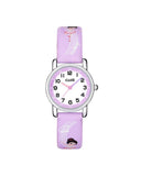 Club Ballerina barneklokke med lilla rem (27mm)