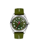 Gant Campus klokke med olivengrønn silikonrem (32mm)