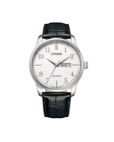 Citizen Eco-Drive herreklokke med sort rem (42mm)