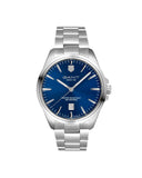 Gant Prestige 316 herreklokke i stål med blå skive (41mm)