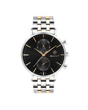 Gant Park Hill II Day-date herreklokke i tofarget stål (43,5mm)