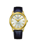 Citizen Eco-Drive herreklokke med brun rem (40mm)