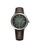RW Maestro Automatic herreklokke med grønn rem (40mm)