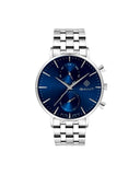 Gant Park Hill II Day-date herreklokke i stål (43,5mm)