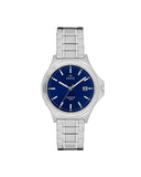 Inex herreklokke i stål (39mm)
