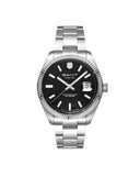 Gant Prestige 106 herreklokke i stål med sort skive (40,5mm)