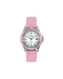 Club barneklokke med rosa silikonrem (29mm)