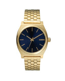 Nixon Time Teller klokke i gullfarget stål (37mm)