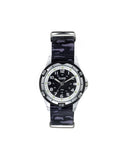 Club Nato sort barneklokke (33mm)
