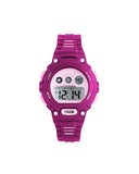 Club Digital barneklokke med lilla rem (32mm)