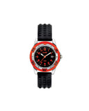 Club barneklokke med sort silikonrem (29mm)