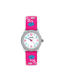 Club Blomster mørk rosa barneklokke (25,5mm)