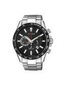 Citizen Eco-Drive Kronograf herreklokke i titan med sort skive (42mm)