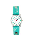 Club Ballerina barneklokke med grønn rem (27mm)