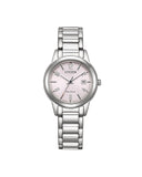 Citizen Platform Eco-Drive dameklokke i stål med rosa skive (29,4mm)
