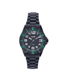 Club barneklokke med sort silikon rem (33mm)