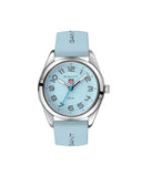 Gant Campus klokke med lys blå silikonrem (32mm)