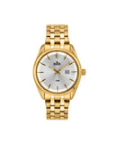 Inex dameklokke i gullfarget alloy (34mm)