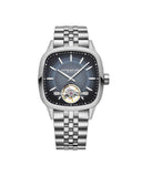 RW Freelancer Automatic herreklokke i stål med blå skive (40x40mm)