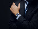 RW Millesime Automatic Månefase herreklokke med blå rem (39mm)