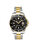 Gant Prestige 250 herreklokke i tofarget stål med sort skive (41mm)