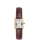 Gant Rhode Island Mini dameklokke med brun rem (B 20mm)
