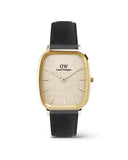DW Marlon Sheffield herreklokke med sort rem (32x36,3mm)