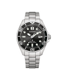 Citizen Promaster Sea Eco-Drive herreklokke i stål med sort skive (40,5mm)