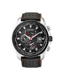 Citizen Radiokontrollert herreklokke med sort rem (44mm)