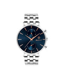 Gant Park Hill II Day-date herreklokke i stål (43,5mm)