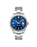 Gant Prestige 106 herreklokke i stål med blå skive (40,5mm)
