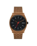 Nixon Time Teller klokke i bronsefarget stål (37mm)
