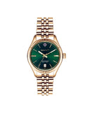 Gant Sussex dameklokke i gullfarget stål (34mm)
